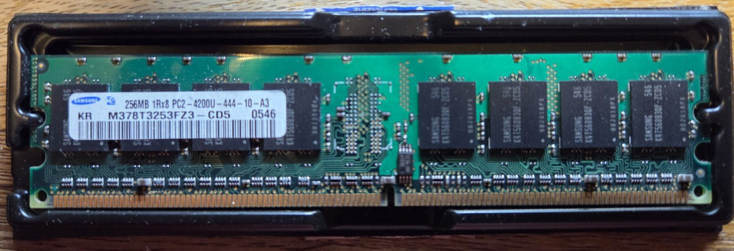 256MB Samsung PC2-4200U DDR2-533 DIMM Desktop Memory