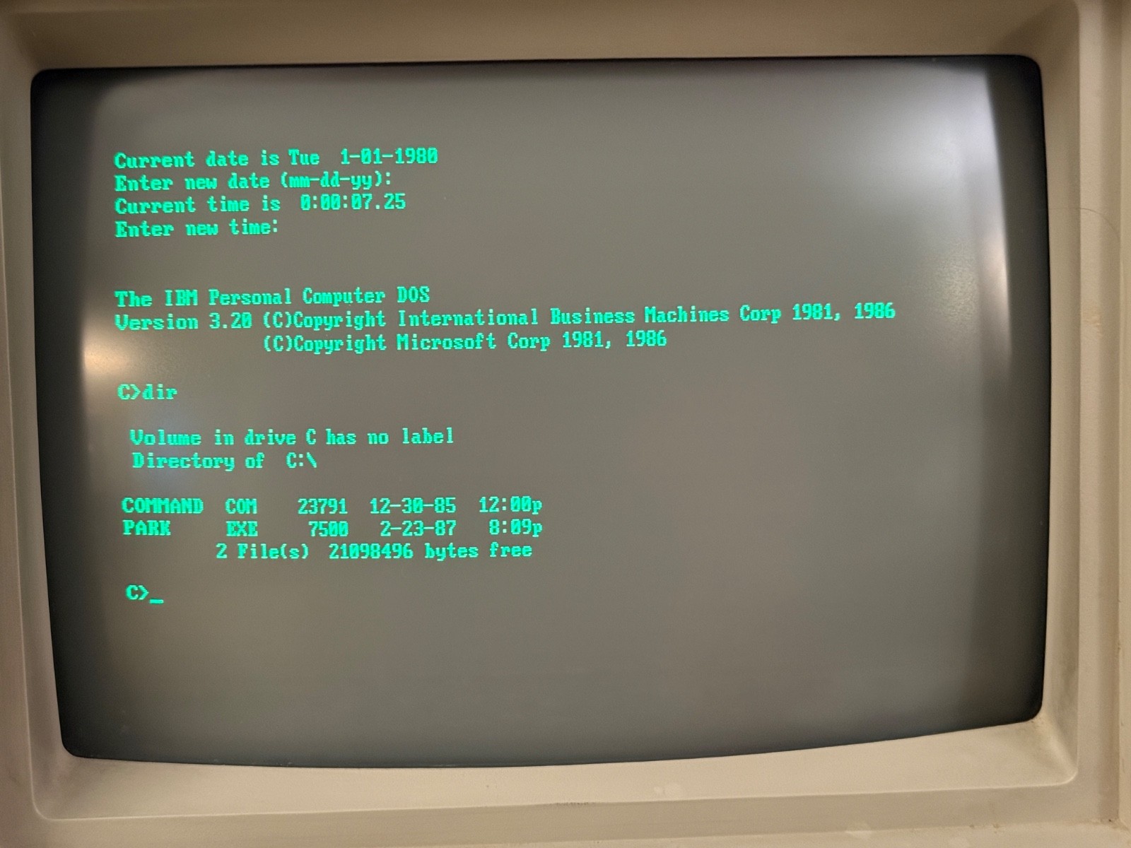 Vintage IBM 5150 Computer – 640KB – 20MB HDD – Excellent Working!