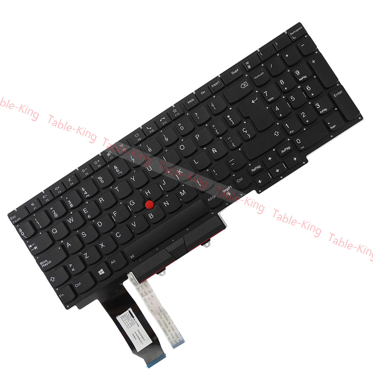 Spanish Backlit Laptop Keyboard for Lenovo Thinkpad E15 Gen2 E15 Gen3 E15 Gen4