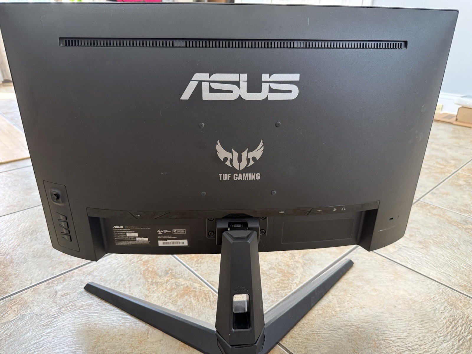 ASUS TUF Gaming VG27VH1BR 27” Curved 165Hz FHD 1080p Gaming Monitor