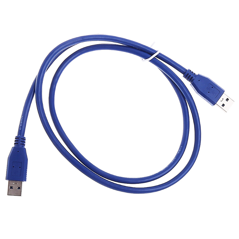 USB 3.0 Type A Male to Type A Male USB 3.0 Cable for Data Transfer Data Sync 1ft