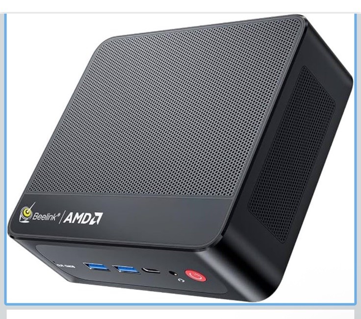 Beelink SER5 Mini PC AMD Ryzen 5 5500U 16gb RAM 500GB NVMe SSD W11 Pro WiFi6 BT5