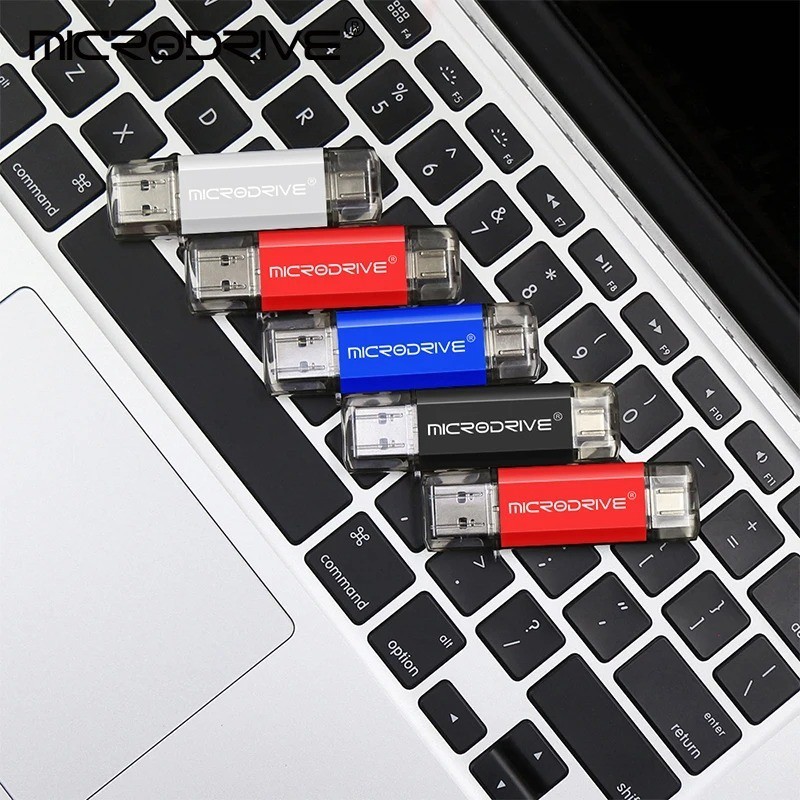 Type C OTG USB Flash Drive 2in1 Micro USB Pen Drive 128GB 64GB 32GB 16GB