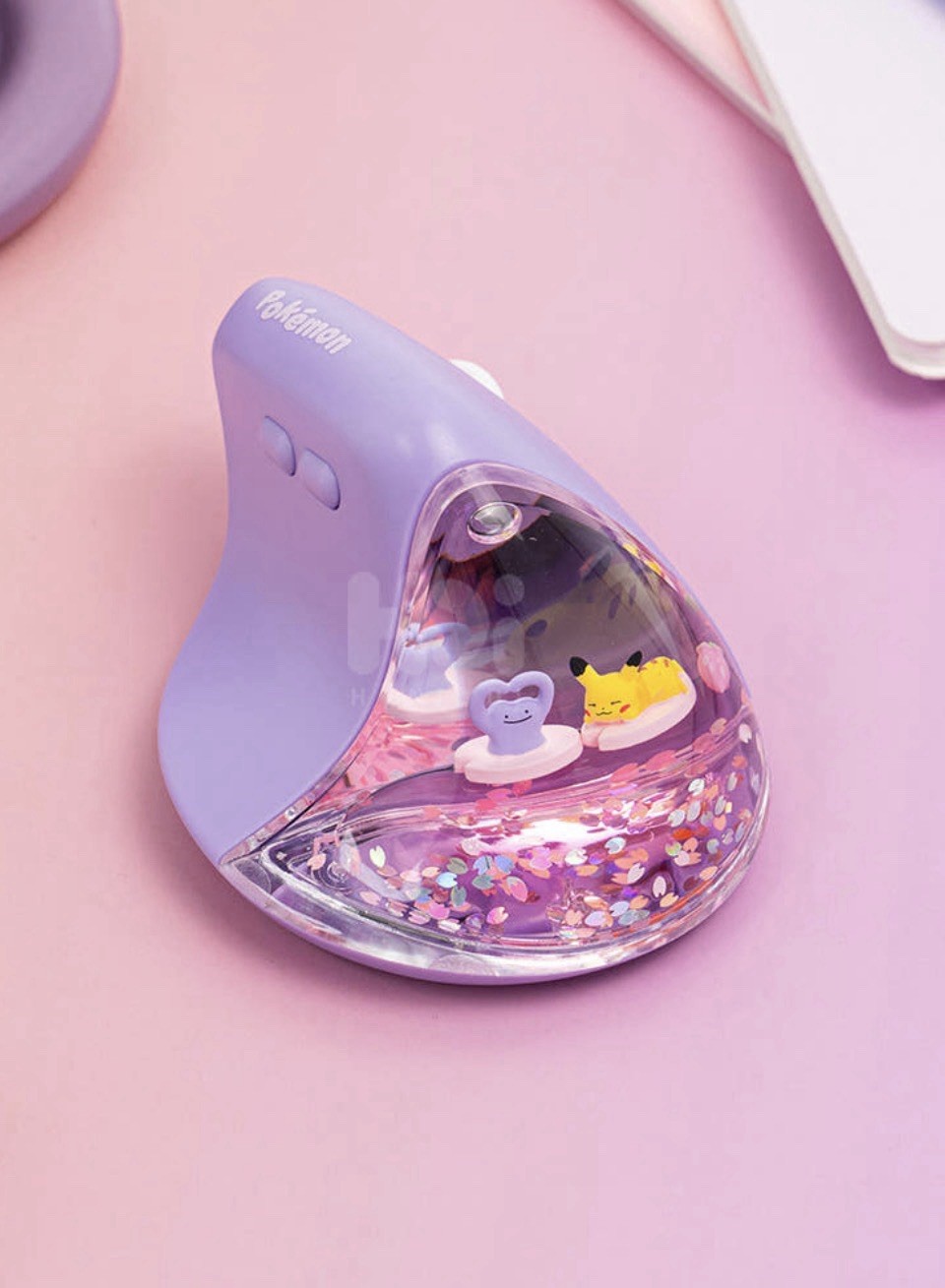 Pokemon Ditto Wireless Vertical Ergonomic Mouse 2.4GHz USB Receiver Leto