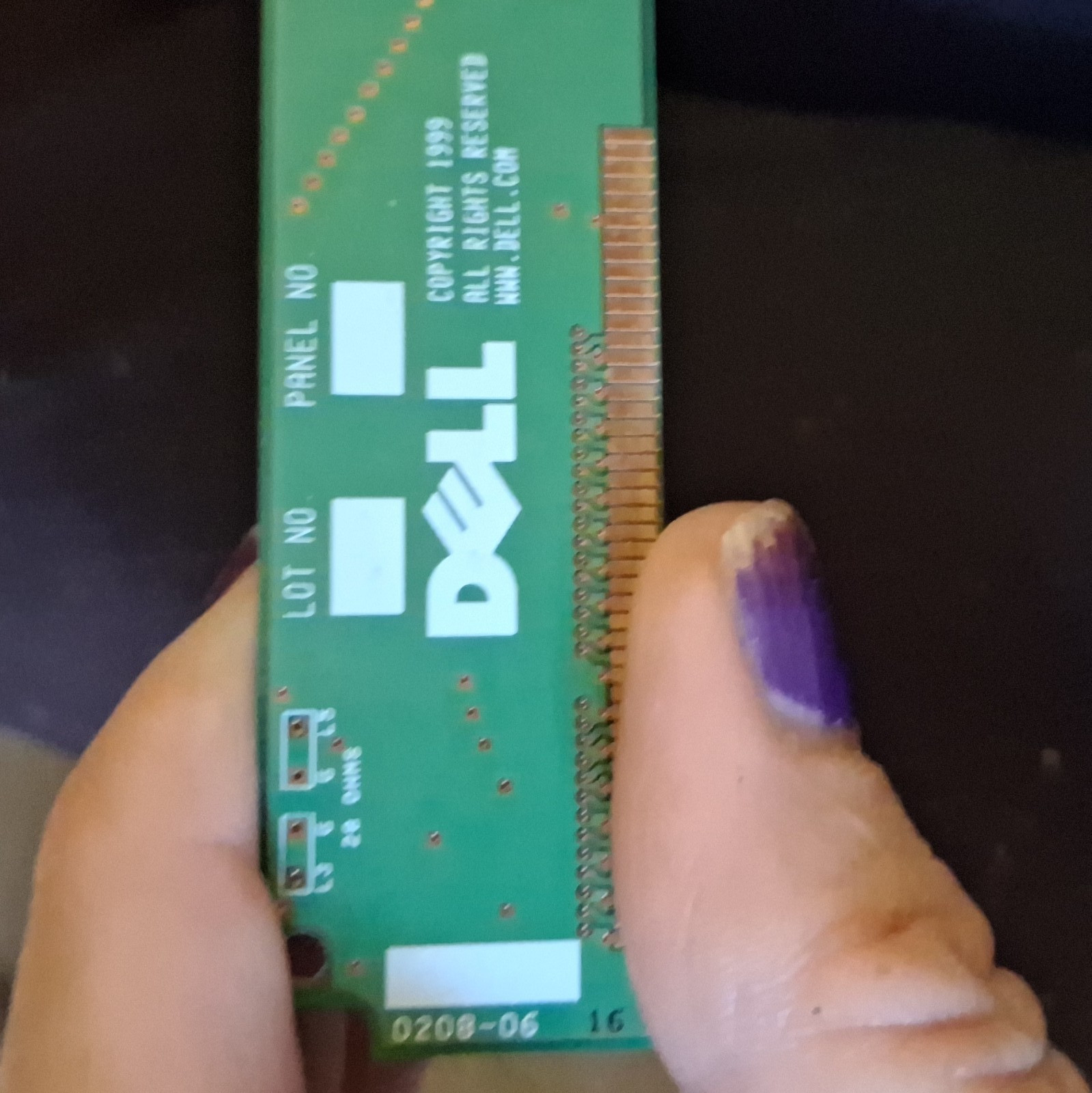 Dell 128MB RDRAM RIMM (1x128MB) PC-800 184-Pin Non-ECC PWB 9578D