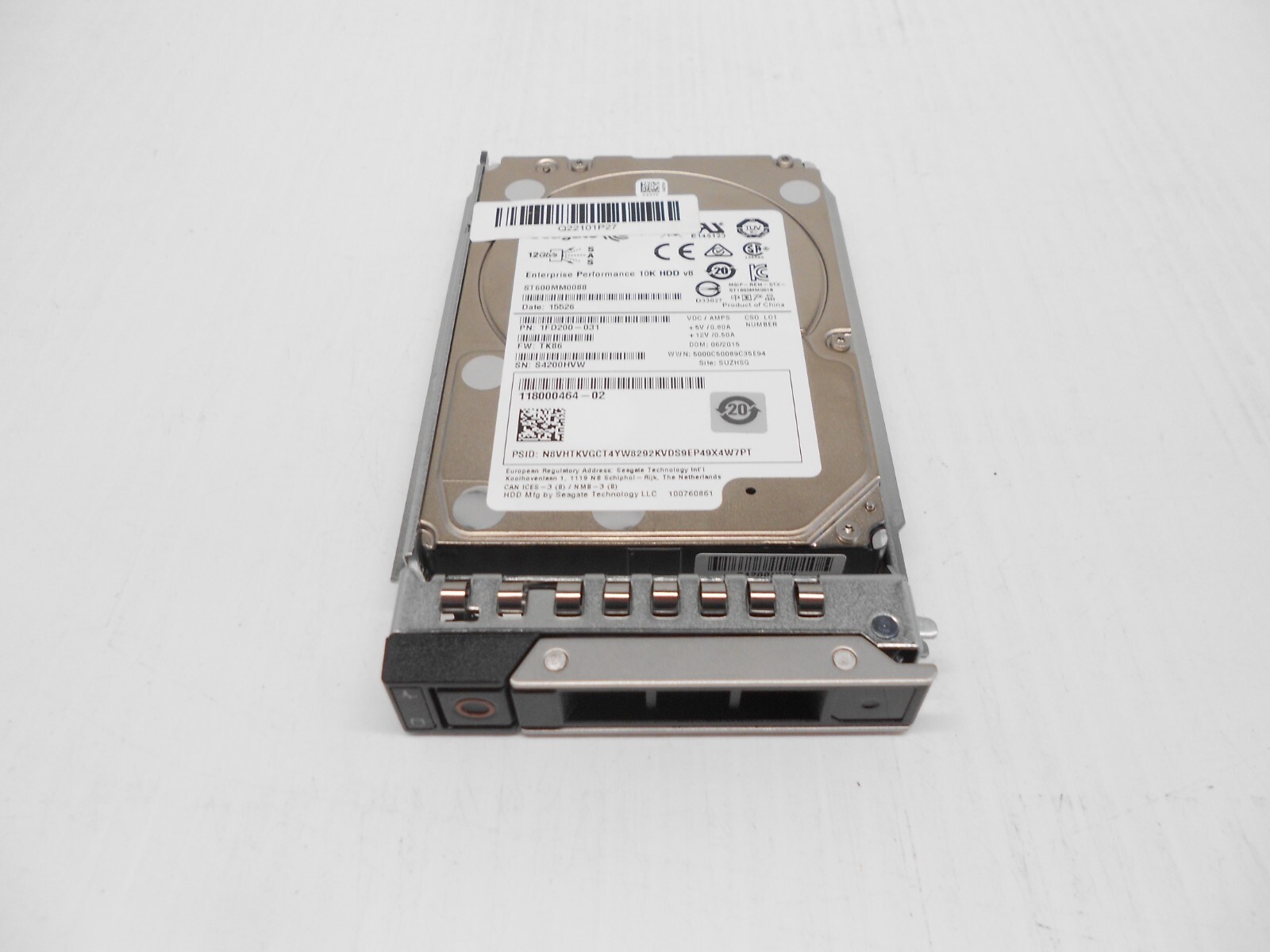 600GB 10K SAS 2.5″ 12G SAS Hard Drive Dell gen14 R740 R740xd R7415 R940 R640