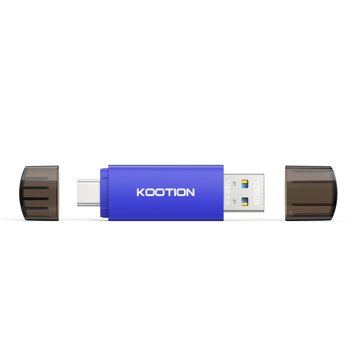 Wholesale 1-10PCS High Speed 32GB 64GB 128G Type C USB 3.0 Dual Flash Drive Blue