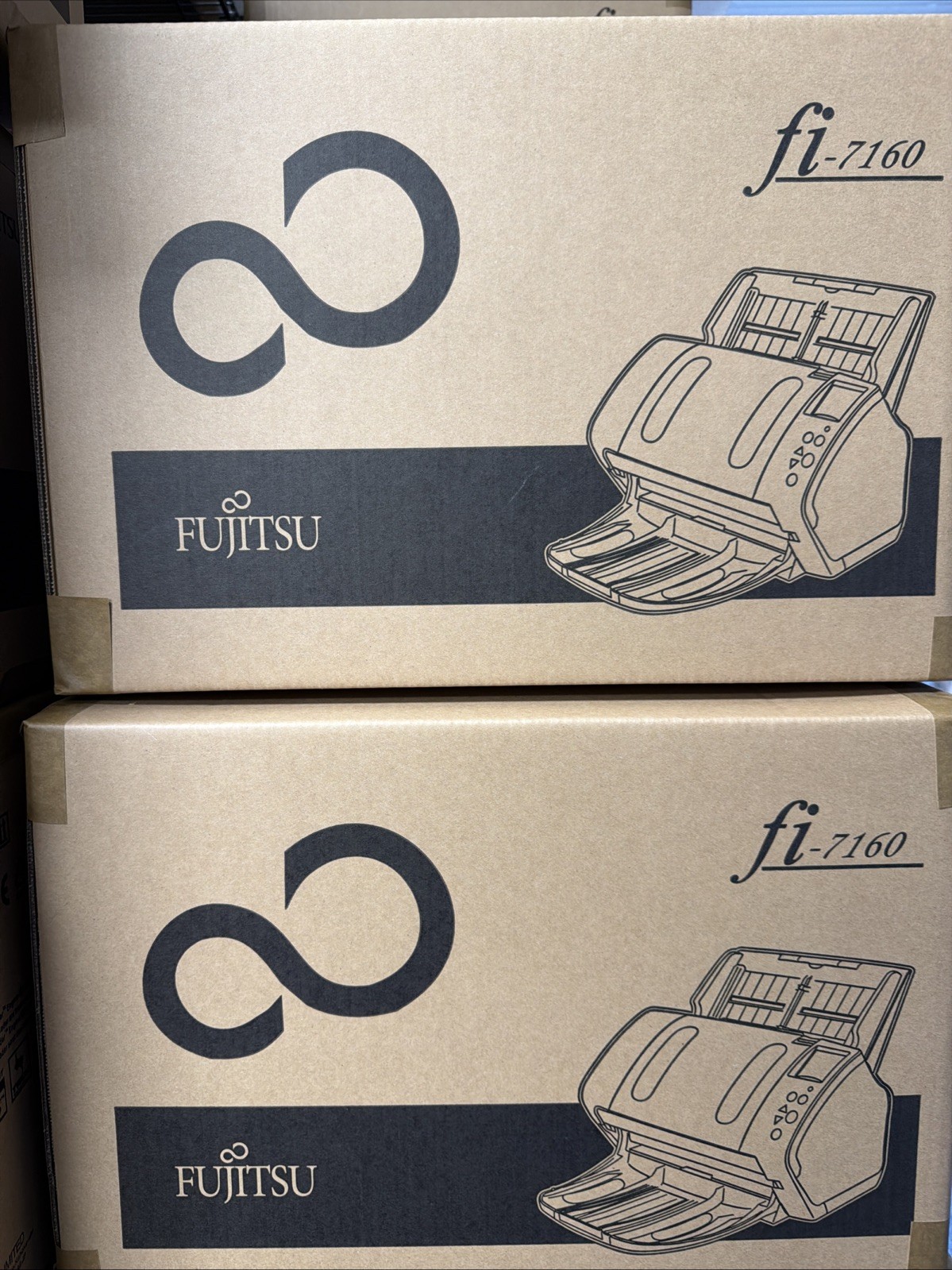 Full package in OEM Box / Fujitsu fi-7160 Document Scanner(Display Unit)
