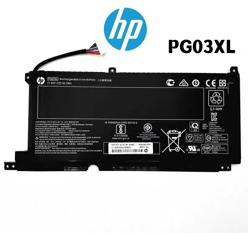 Genuine 52.5Wh PG03XL Battery For HP Pavilion Gaming 15-DK HSTNN-OB1I L48430-AC1