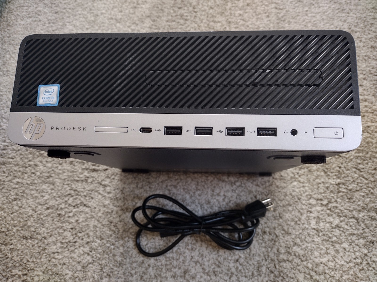 HP ProDesk 600 G3 SFF i5-7500 16GB RAM, 256GB SSD, Radeon 550 2GB GDDR5 Win11Pro