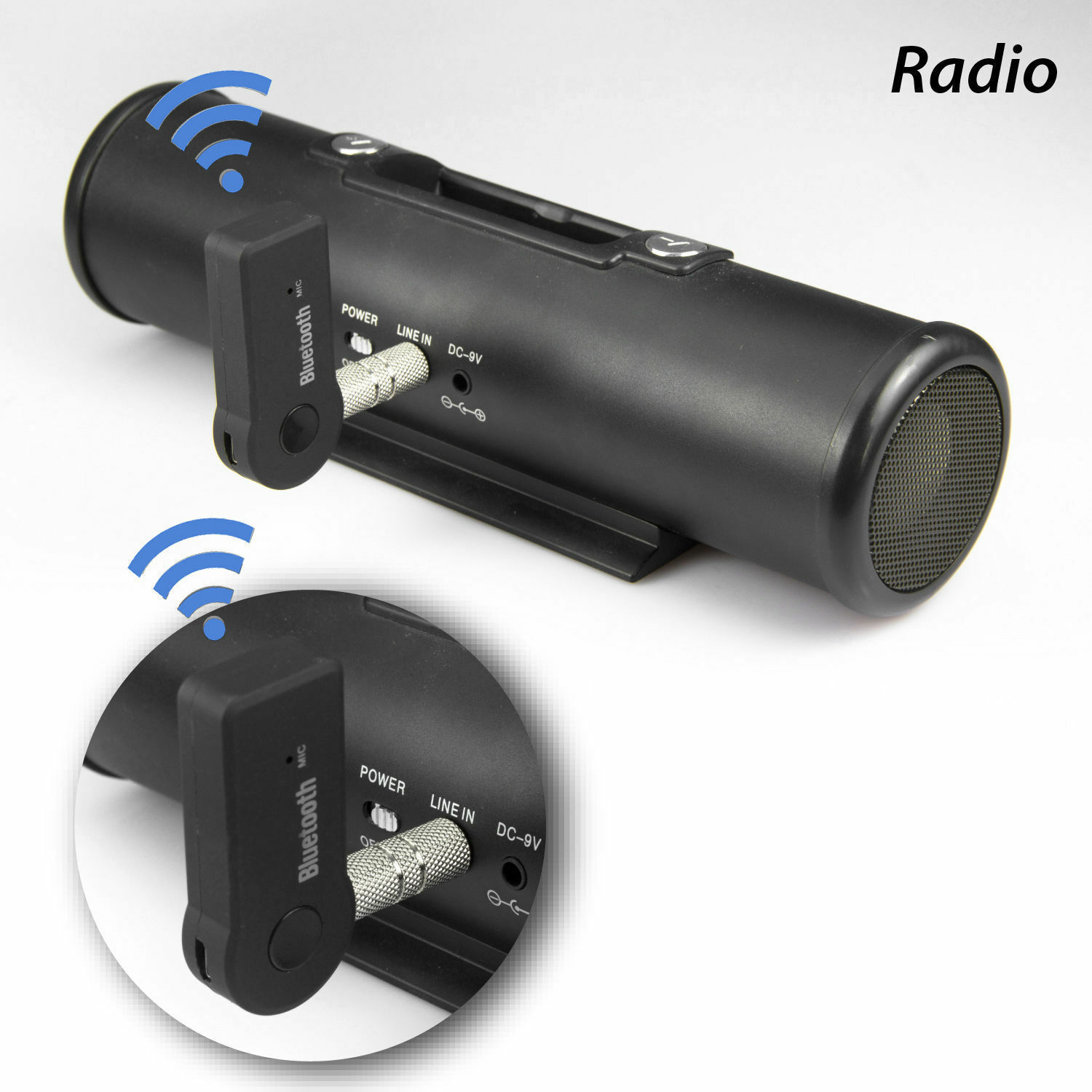 Wireless Bluetooth Receiver 3.5mm AUX Audio Stereo Music Home Car Adapter TO