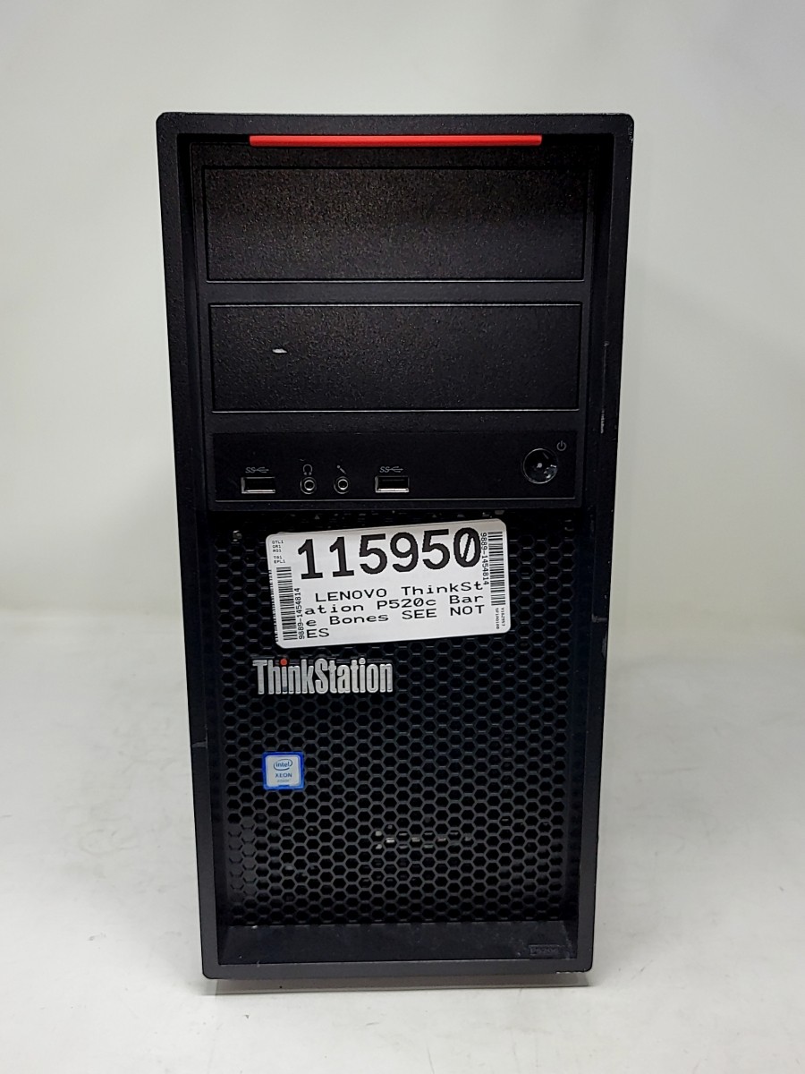 LENOVO ThinkStation P520c TOWER PC Barebones SEE NOTES
