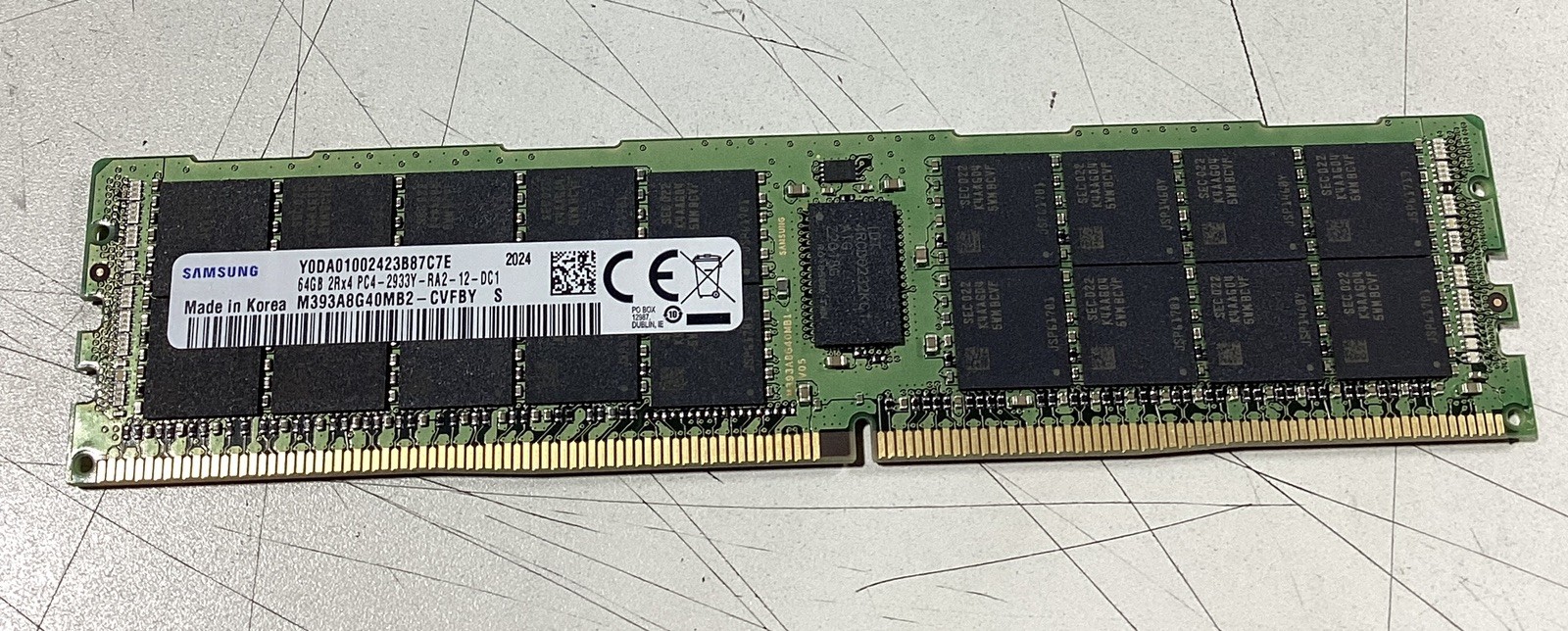 Samsung M393A8G40MB2-CVFBY | 64GB 2Rx4 PC4-2933Y-RA2-12-DC1 | Server Memory