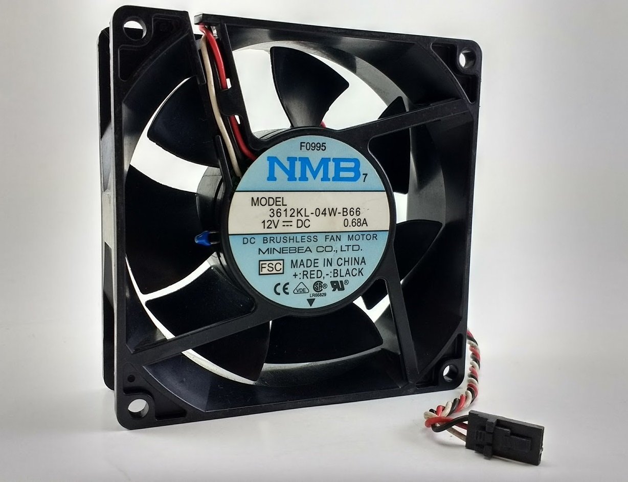 NMB 3612KL-04W-B66 Case Fan DC 12V 0.68A 90*90*32mm For Dell Server Cooling Fan