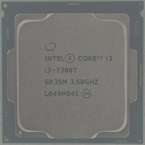 Intel Core i3-7300 T 2 x 3.50 GHz / 3 MB / LGA 1151 / 8GT/s Processor