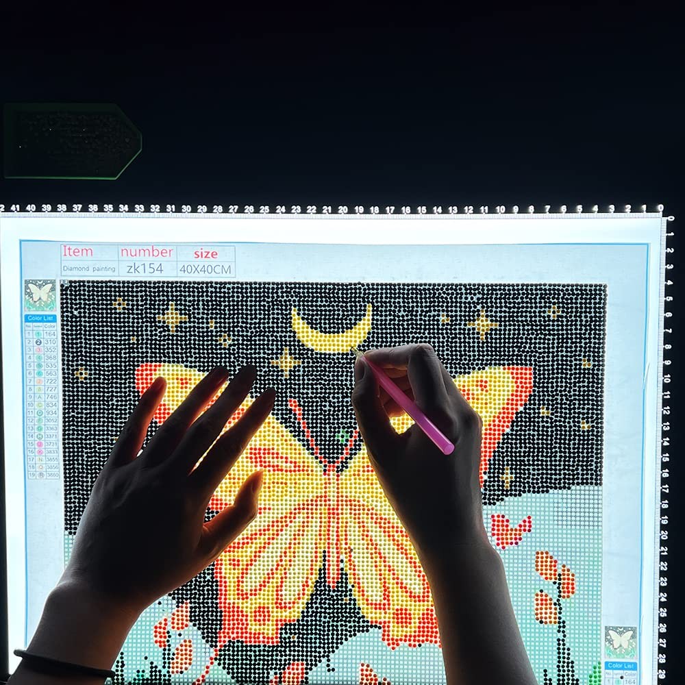 A4 LED Artist tracing Light Box Copy Table, Adjustable High Brightness Light Pad