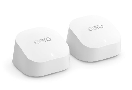 eero 6+ 2402 Mbps 2 Port 574 Mbps Wireless Router – R010211