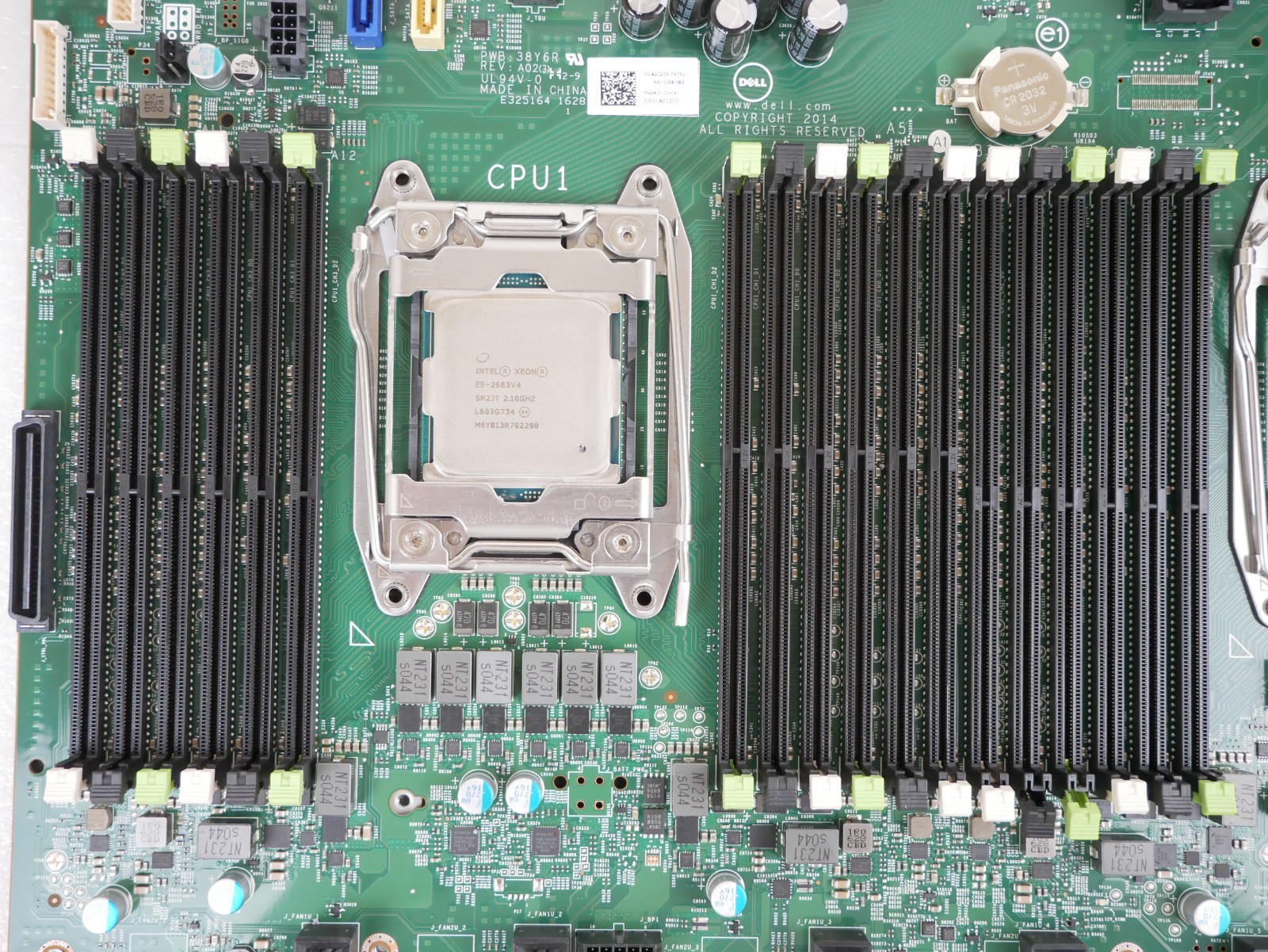 Dell PowerEdge R630 02C2CP Dual Intel E5-2683 V4 @2.1GHz DDR4 Server Motherboard