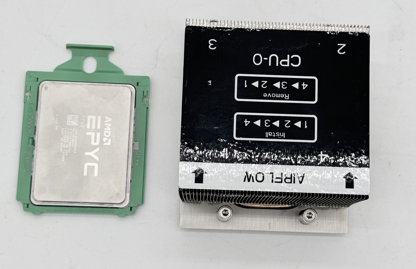 AMD EPYC 7742 2.25 GHz – 3.40GHz SP3 Socket AMD CPU W/ Heat Sink