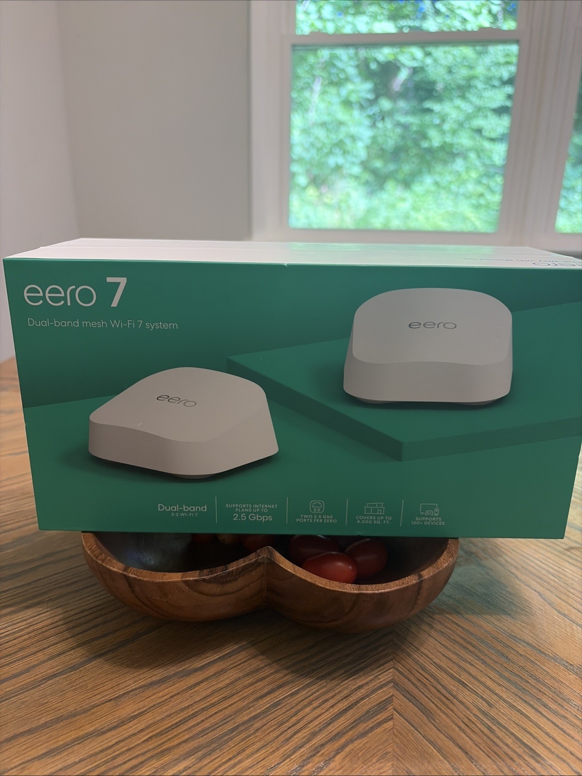 Amazon Eero 7 Dual-band Mesh Wi-Fi 7 Router – 2 Pack (newest model)