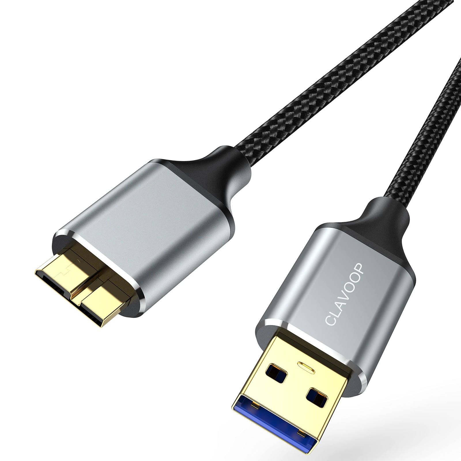 USB 3.0 Micro B Cable 1.5FT External Hard Drive Cord 5Gbps High Speed