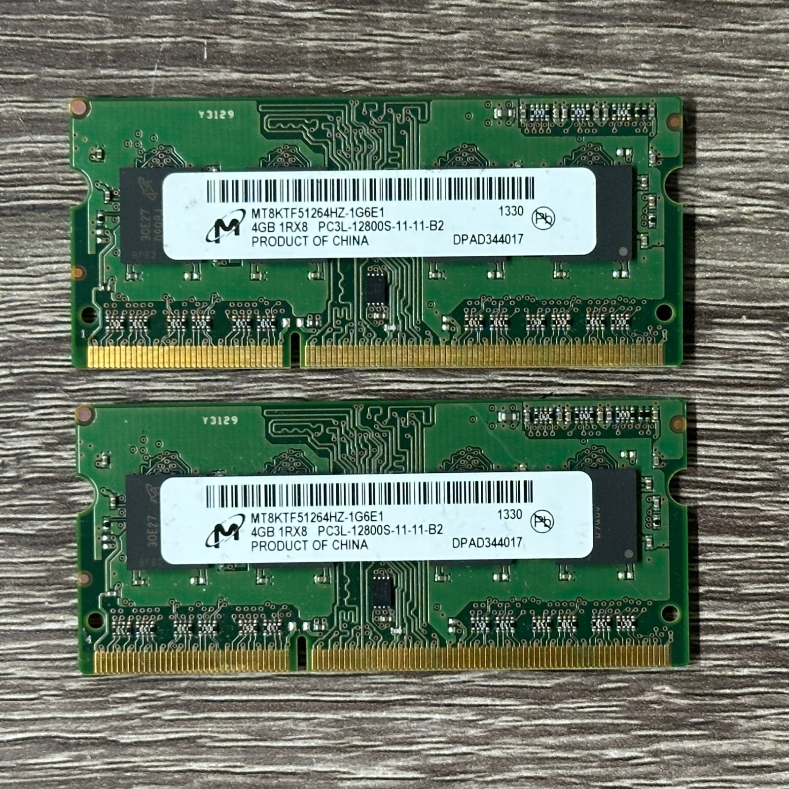 2x 4GB DDR3 1600 MHz / 1333 MHz PC3 SODIMM Laptop RAM Units – 8GB (Mixed Brand)