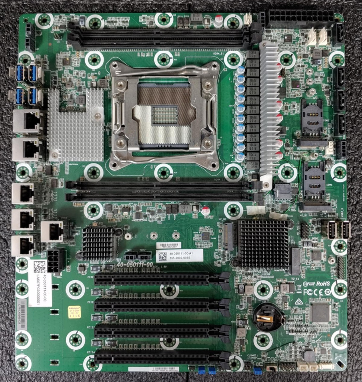 Asus 40-050111-00-A1 LGA2066 DDR4 Server Workstation Motherboard