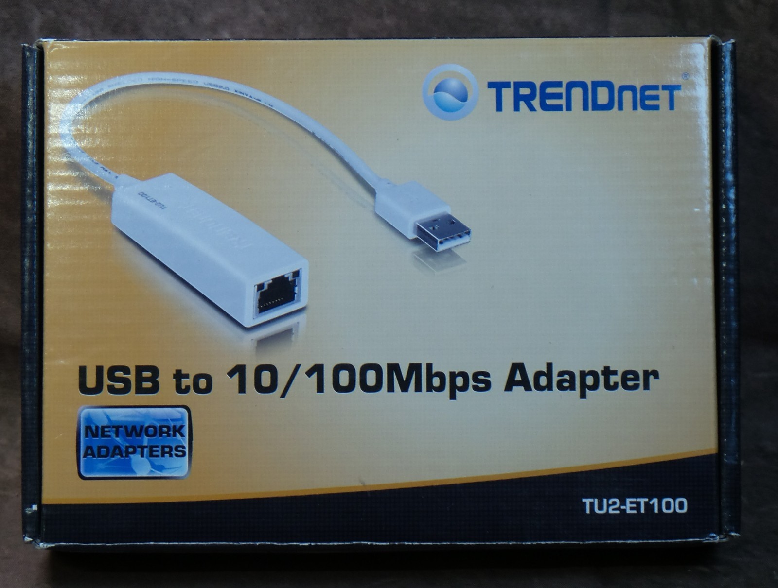 Trendnet TU2-ET100 USB to Ethernet Adapter 10/100Mbps Laptop Desktop Windows