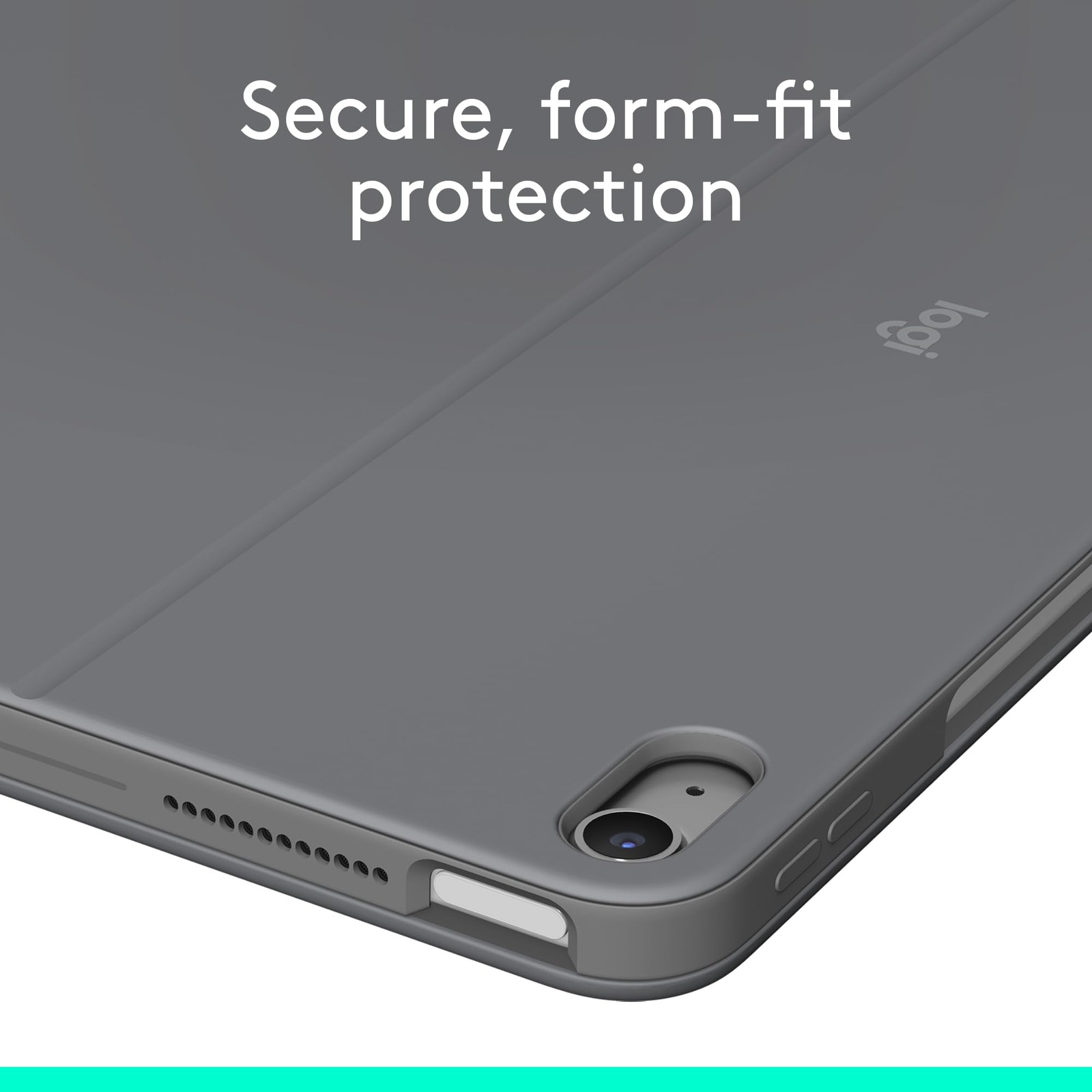 Logitech – iPad Air 13-inch Keyboard Case with Detachable Keyboard and Trackpad