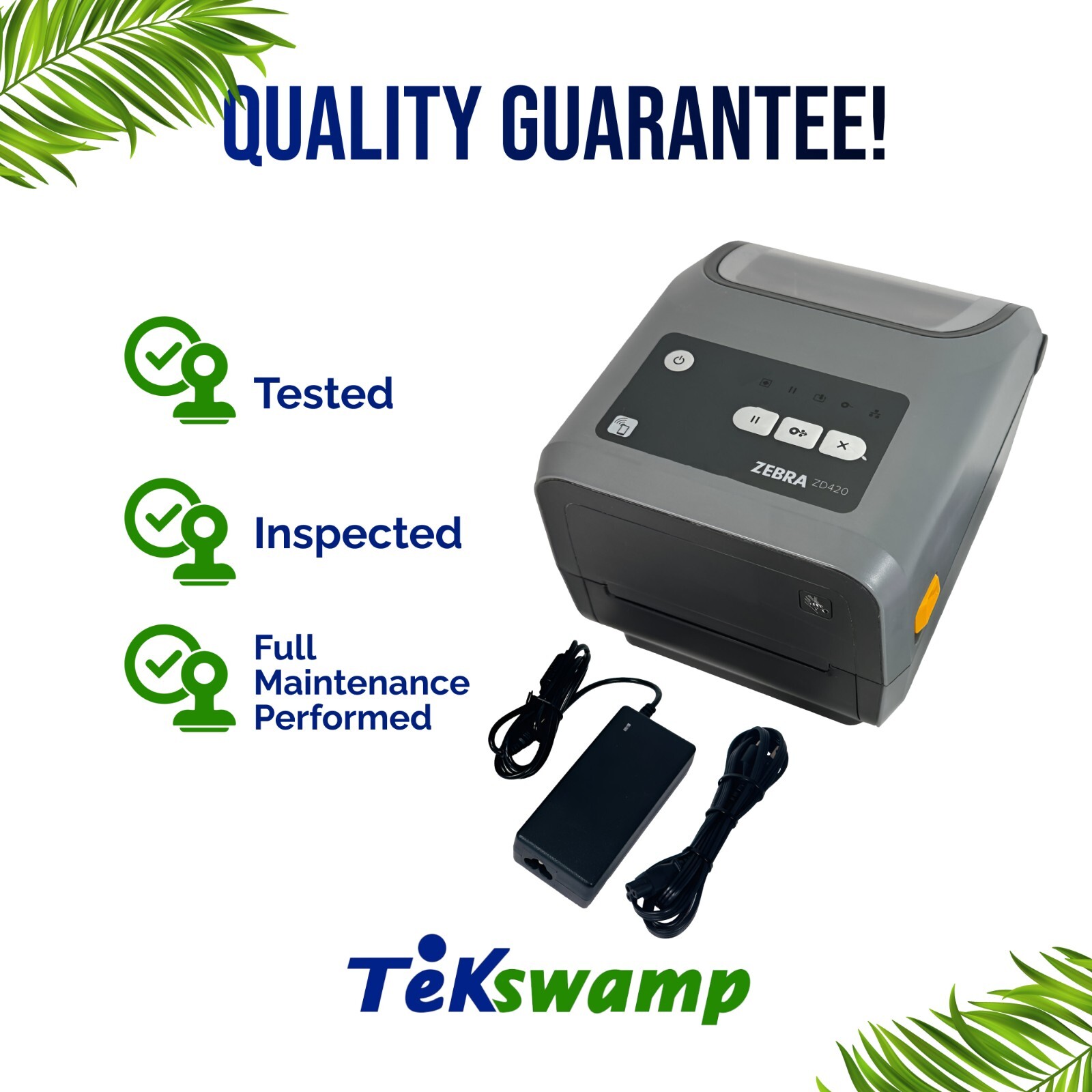 Zebra ZD420 Easy-to-Use Thermal Transfer Business 4×6 Label Printer 300 dpi