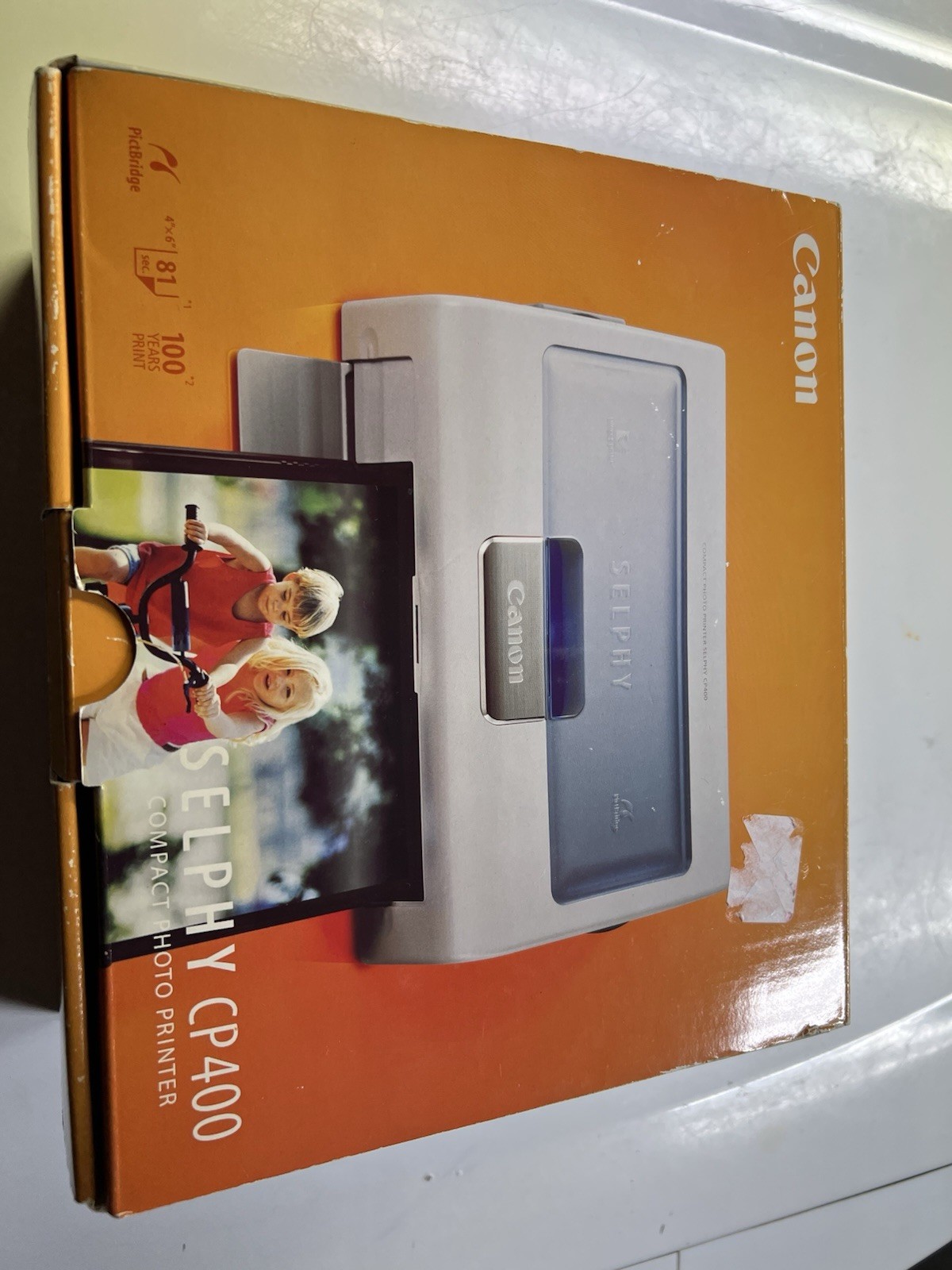 Canon Selphy CP400 Compact Photo Printer, Dye-Sublimation, Portable