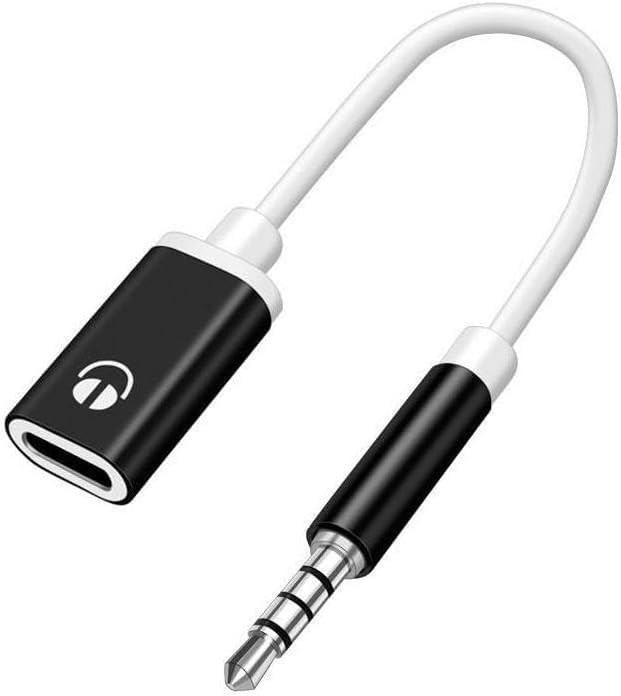 Headphone Jack Adapter,3.5mm Male to TypeC Female Audio Cable Cord,USB C to…