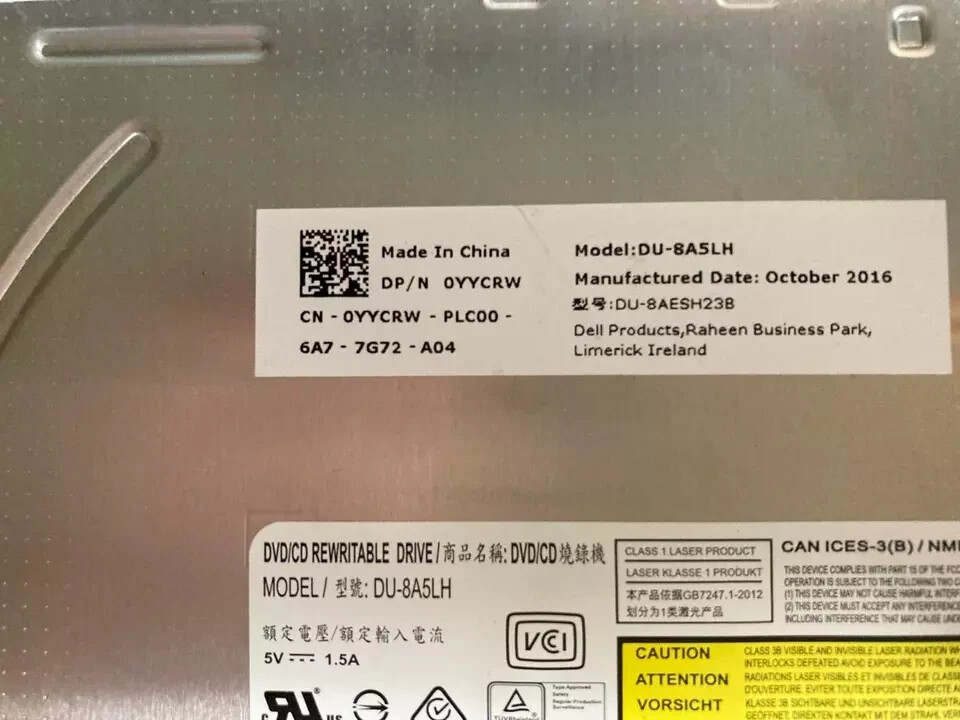 Dell Optiplex 3000 3080 3090 5000 7000 7080 7090 SFF PC SATA DVD Burner 9M9FK