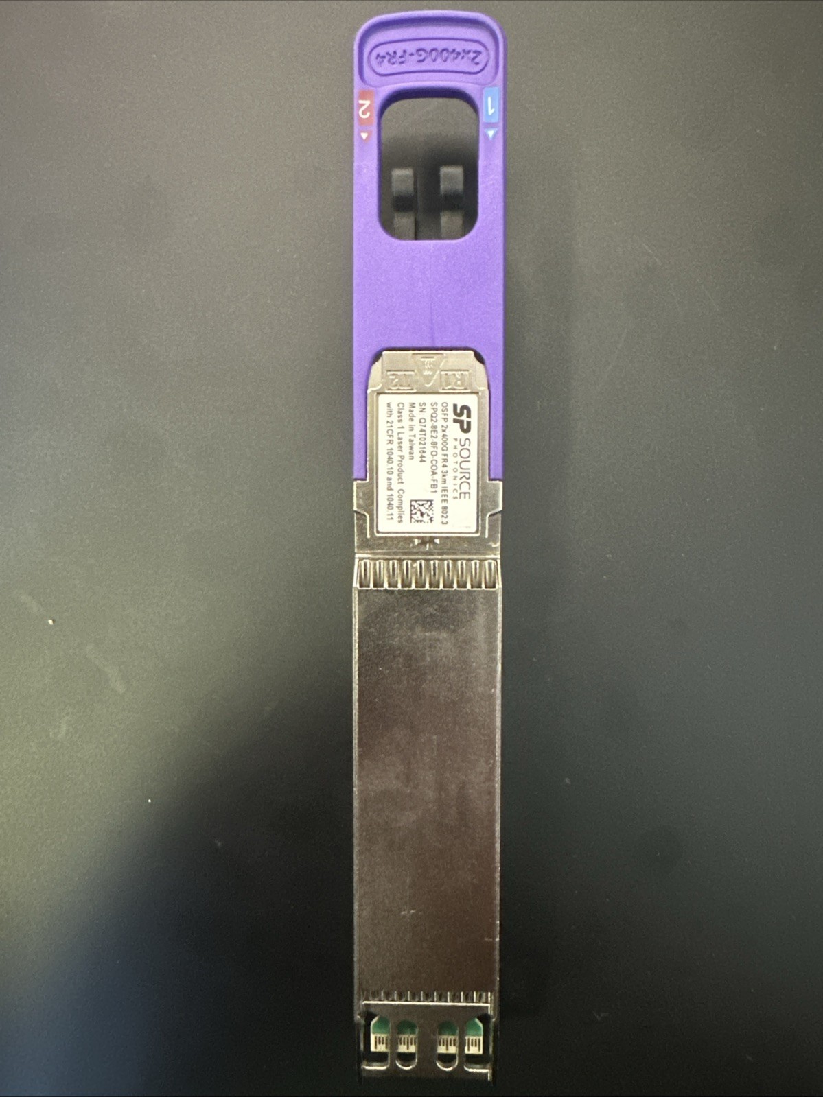 SP Source Photonics OSFP 2x400G FR4 3km IEEE 802.3 Optical Transceiver