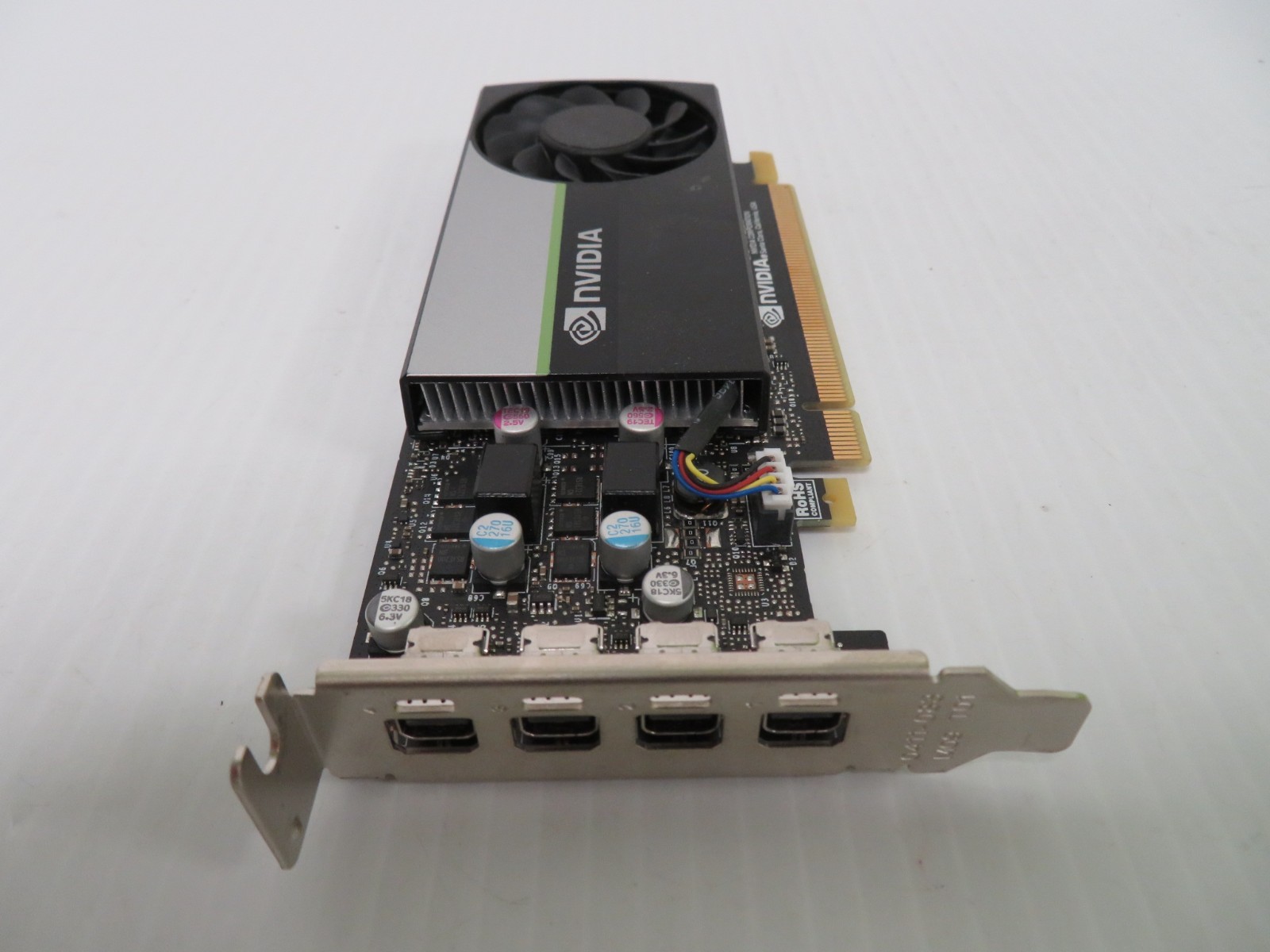 NVIDIA Quadro T1000 4GB GDDR6 4x miniDP PCIe Graphics Card M16993-001 M41413-001