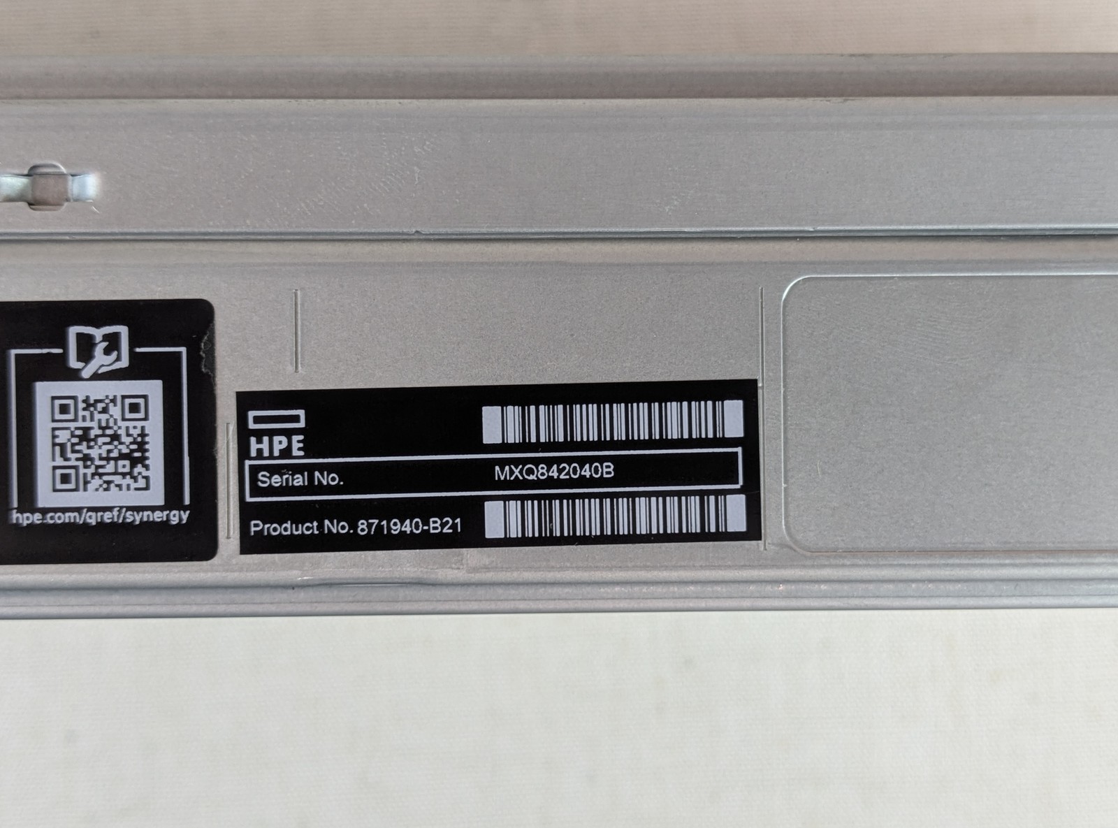 HP 871940-B21 Synergy 480 Gen10 CTO Blade Chassis Standard Backplane