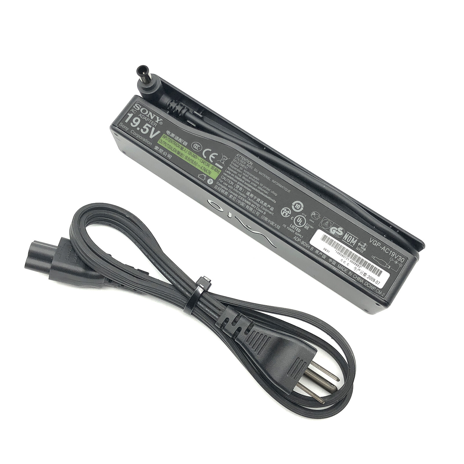 Genuine Sony 90W AC Power Adapter for Sony VAIO Series 19.5V Laptop Charger