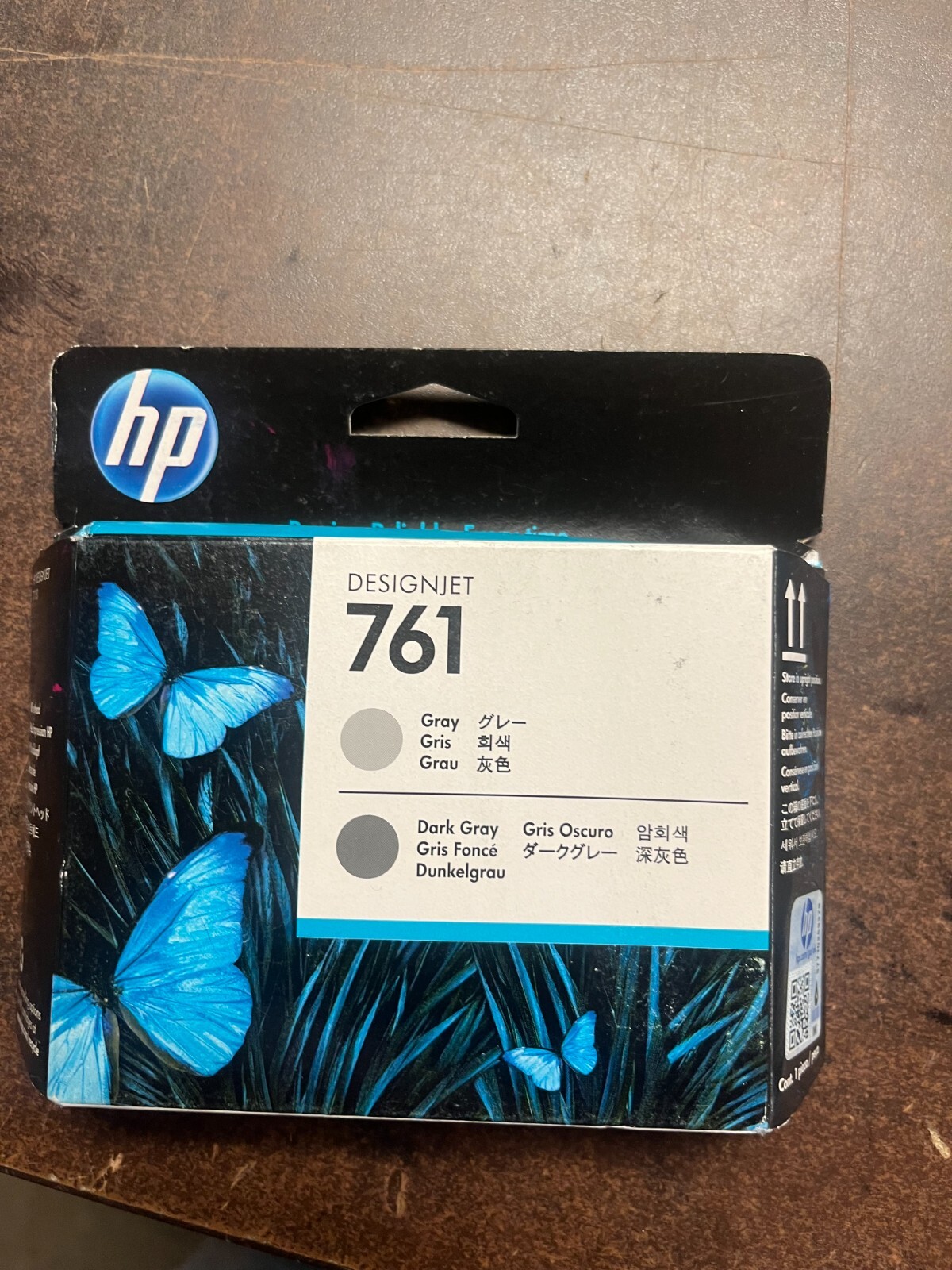 2020 – HP CH647A 761 Gray / Dark Gray Designjet Printhead sealed box
