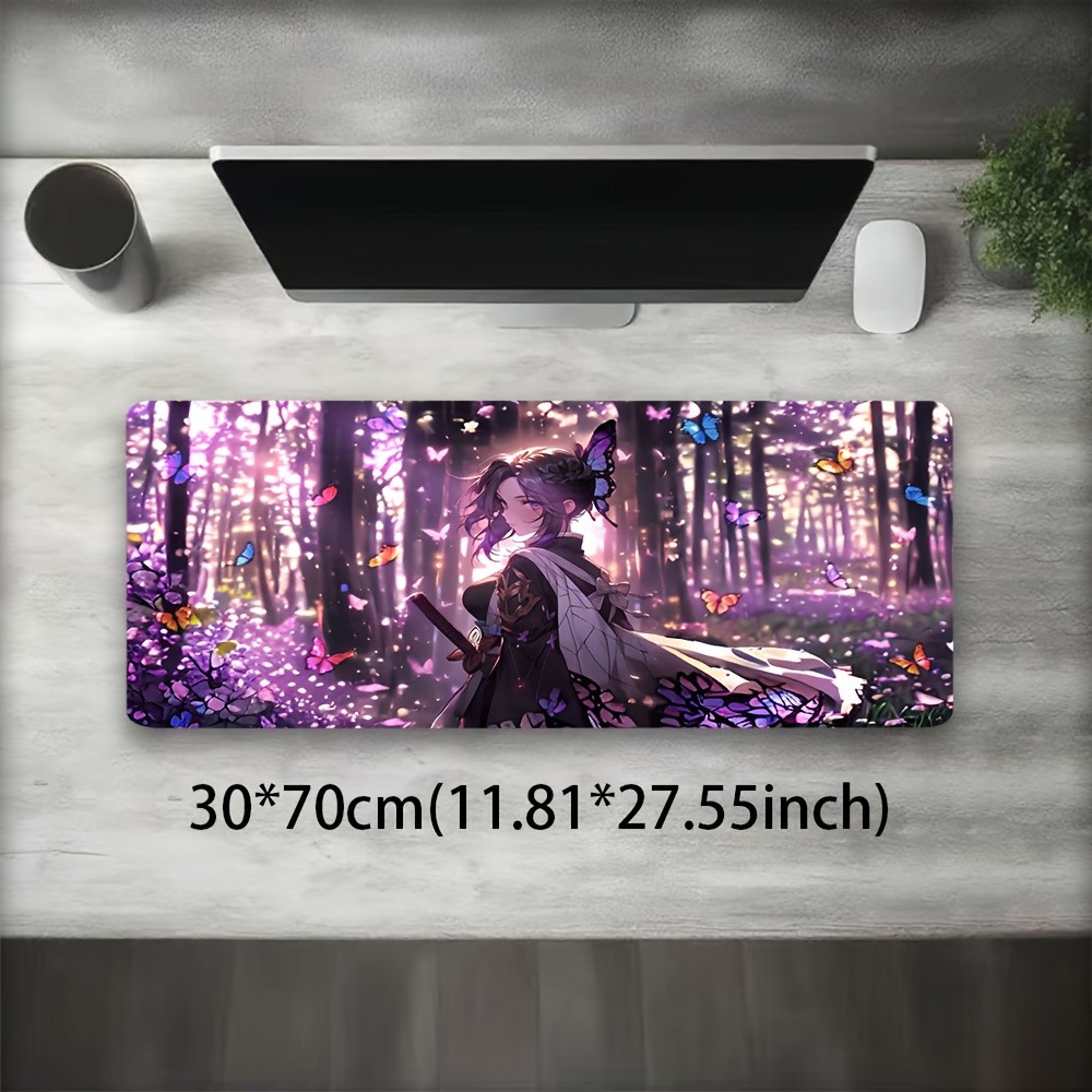 40*90cm1pc D-Demon Slayer Gaming Mouse Pad – Extra Large 11.81×23.62inch11.81×27