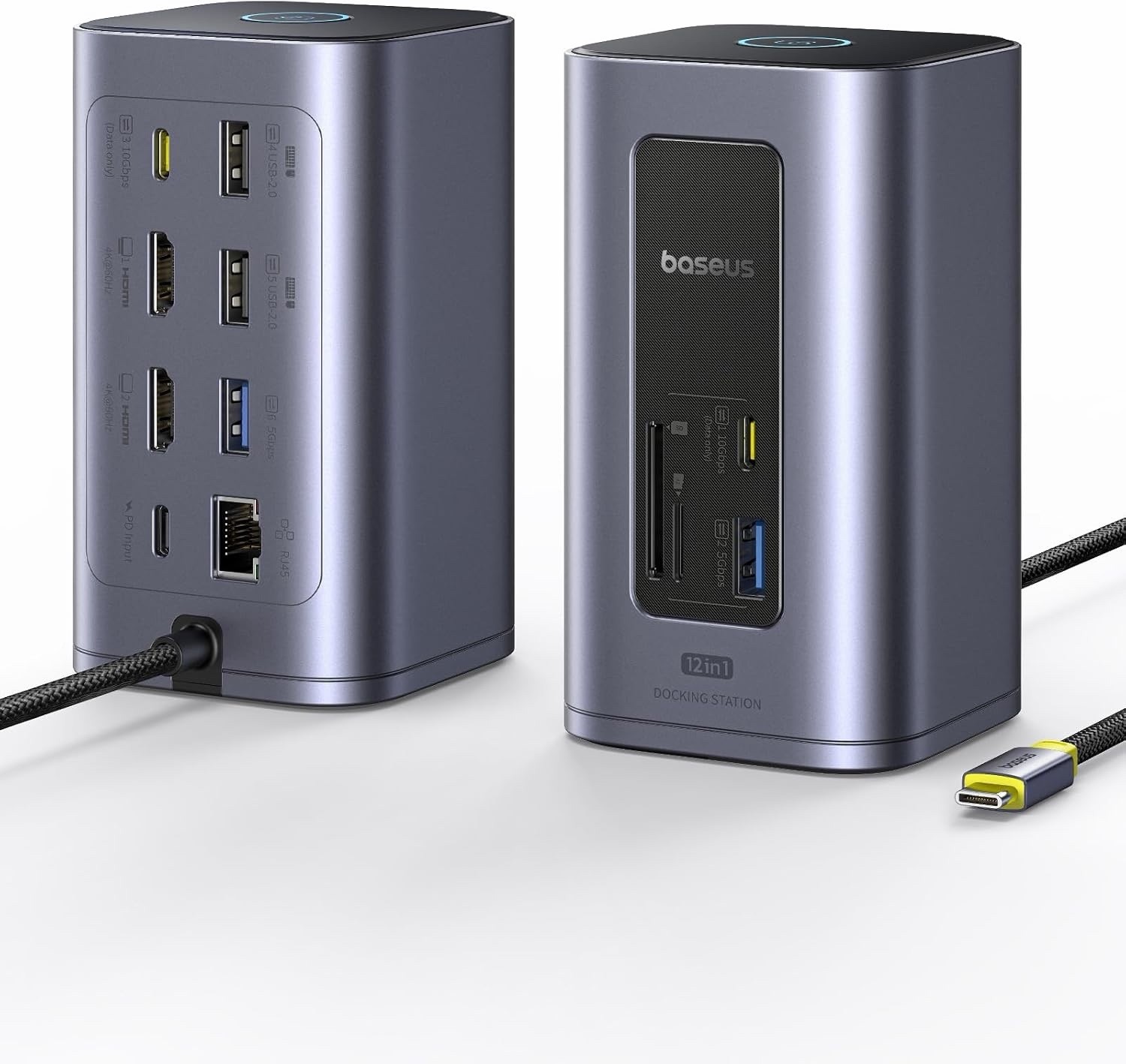 Baseus For Windows Air 12 in 1 DockStation Dual Monitor Laptop Docking Station