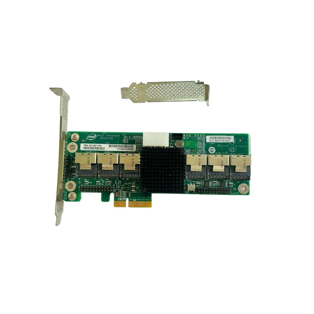 Intel RAID Storage Expander RES2SV240 E91267-203 SAS SATA 6Gb 24 Port US