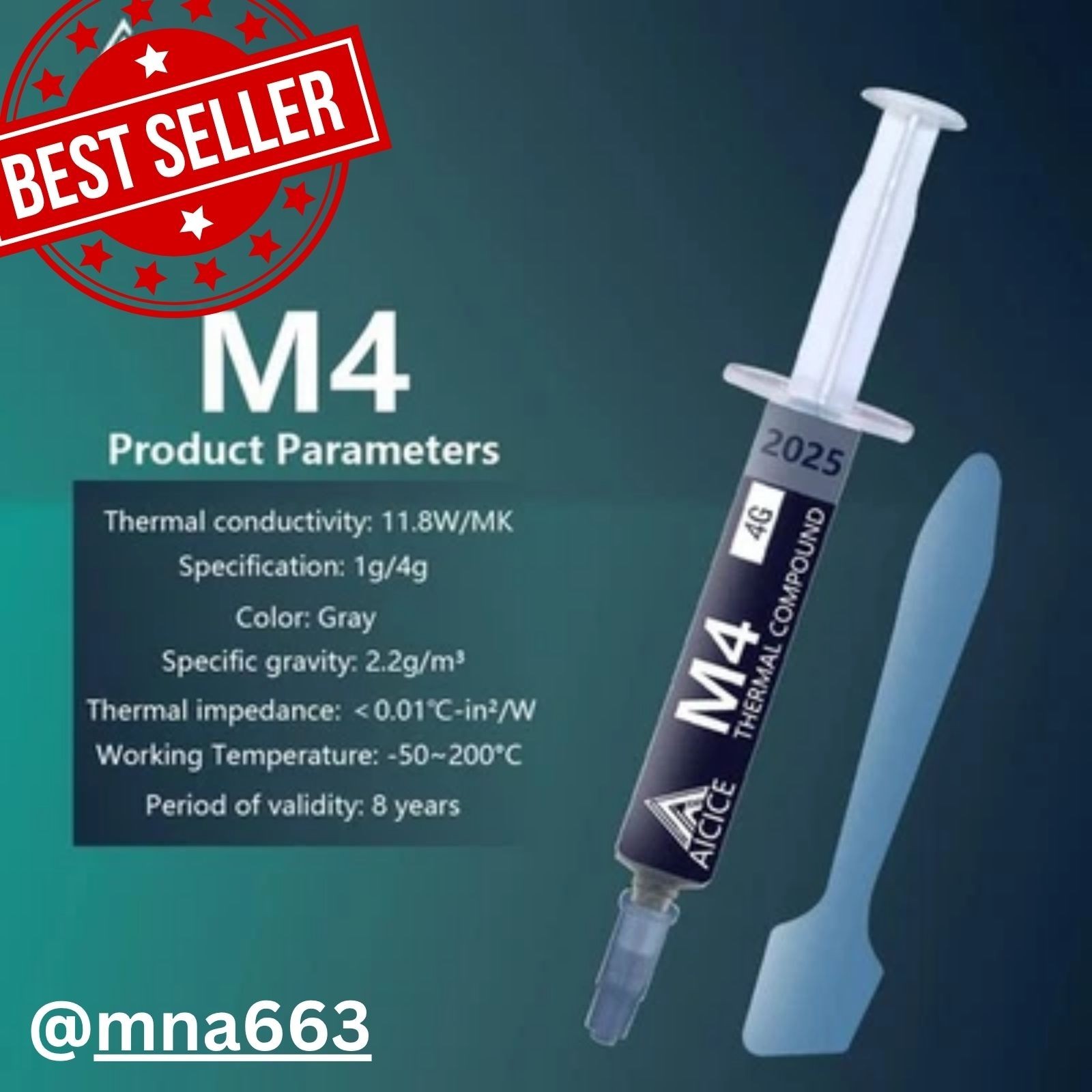 ARCTIC MX-4 4 g Premium Performance Thermal Paste CPU GPU PC Grease