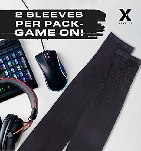 Gaming Sleeve for PC Gamers – Gaming Arm Sleeve for E-Sports, Mobile & Black
