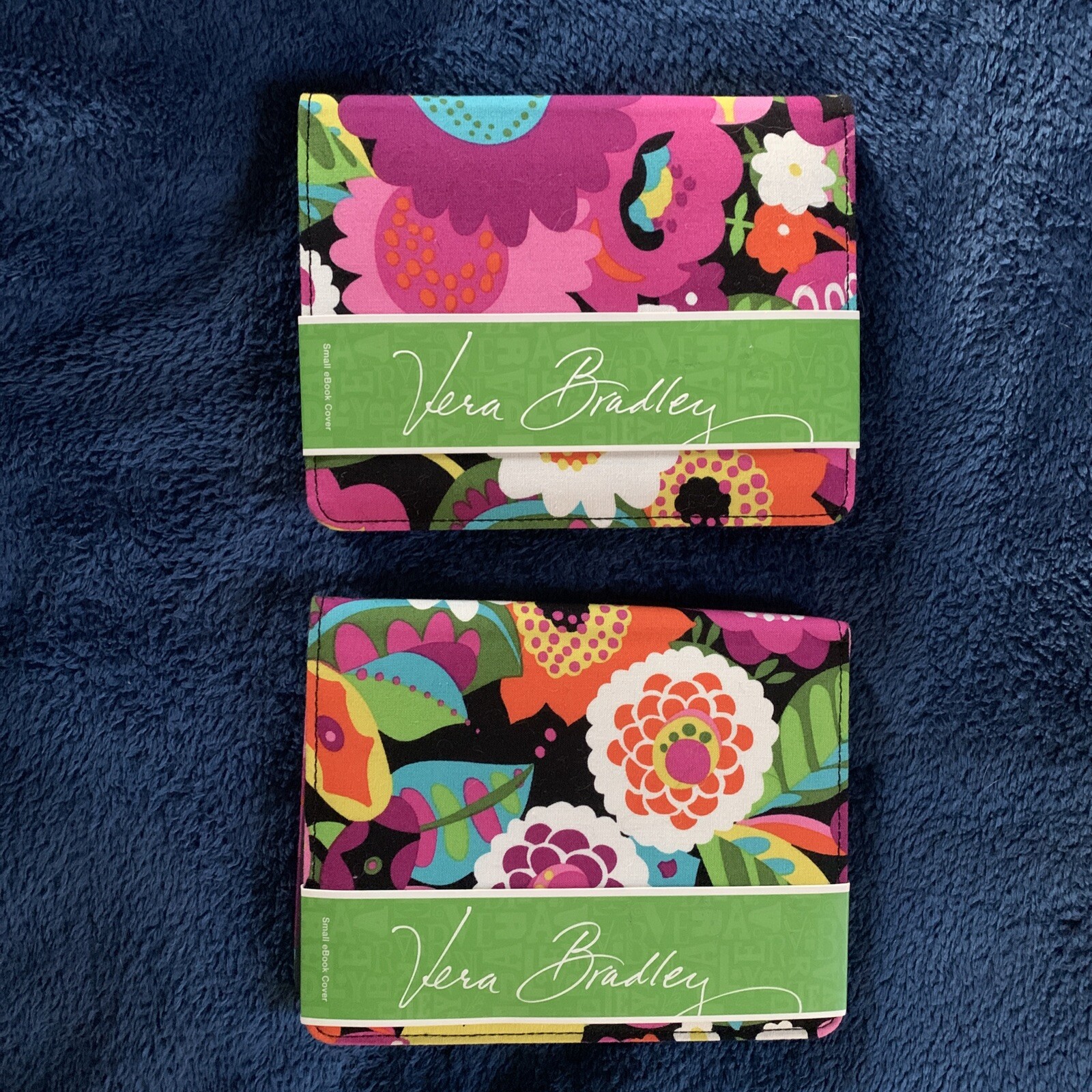 Set of Vera Bradley Floral Fabric Tablet Covers 7.5 inch Flower Case NEW!!!