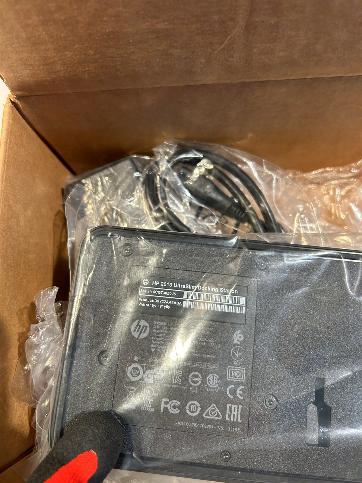 HP 2013 UltraSlim Docking Station (D9Y32AA#ABA) HP Docking Station