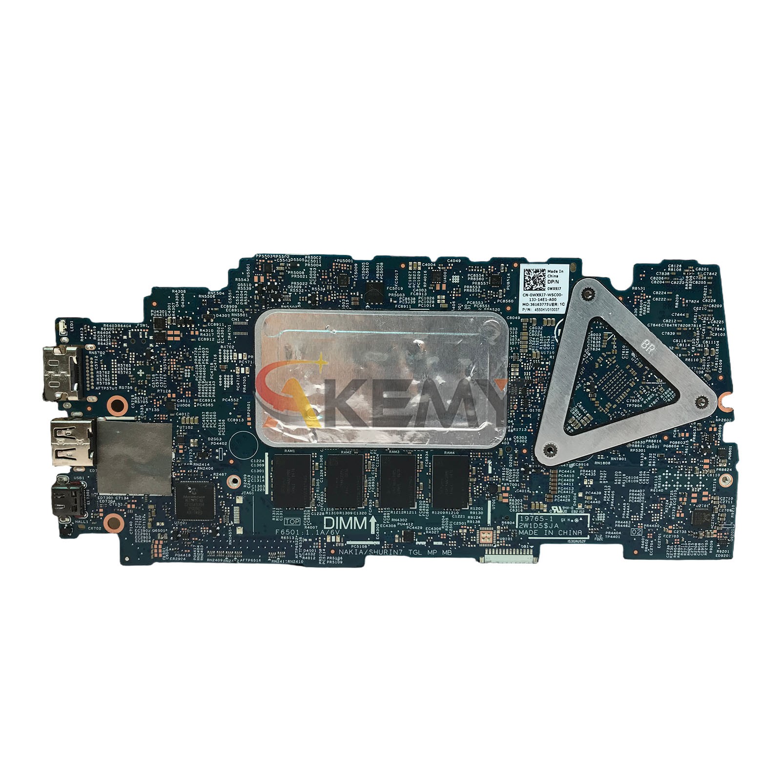 19765-1 Mainboard For Dell Inspiron 7400 7300 Vostro 5301 0X49H6 with i3 i5 i7