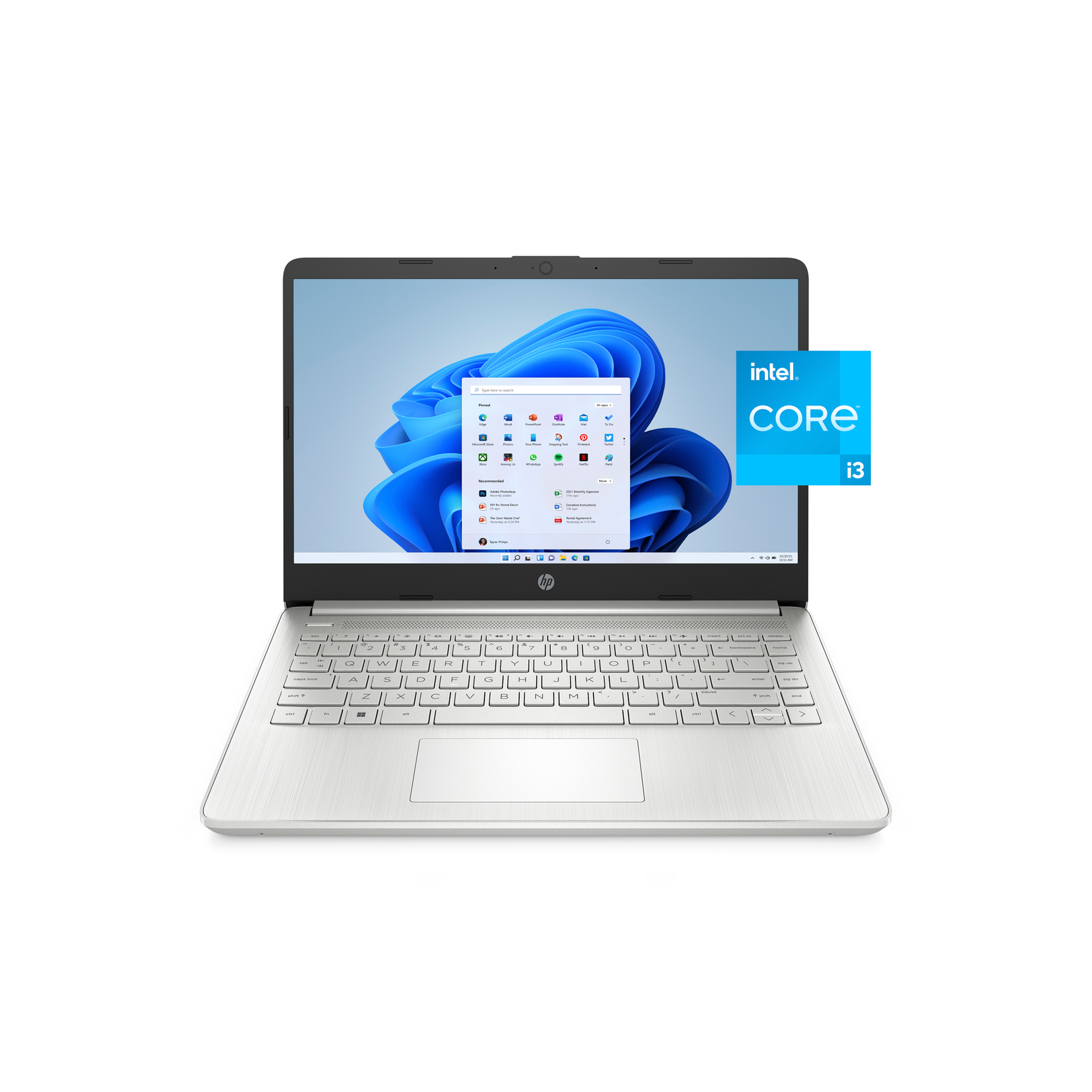 HP 14-dq2031wm 14″ HD i3-1115G4 2.9GHz Intel UHD Graphics 4GB RAM 128GB SSD Win
