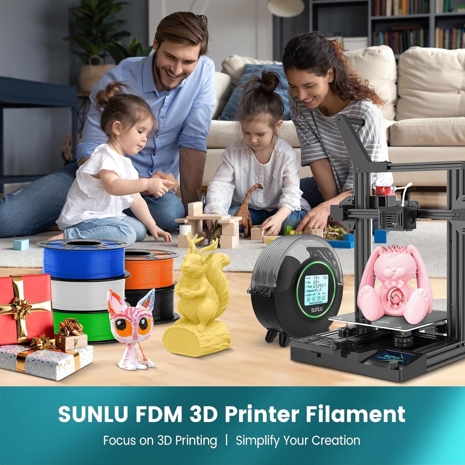 Complete 16 Pack 1.75mm PLA Filament Bundle: Easy to Use, High-Quality Prints