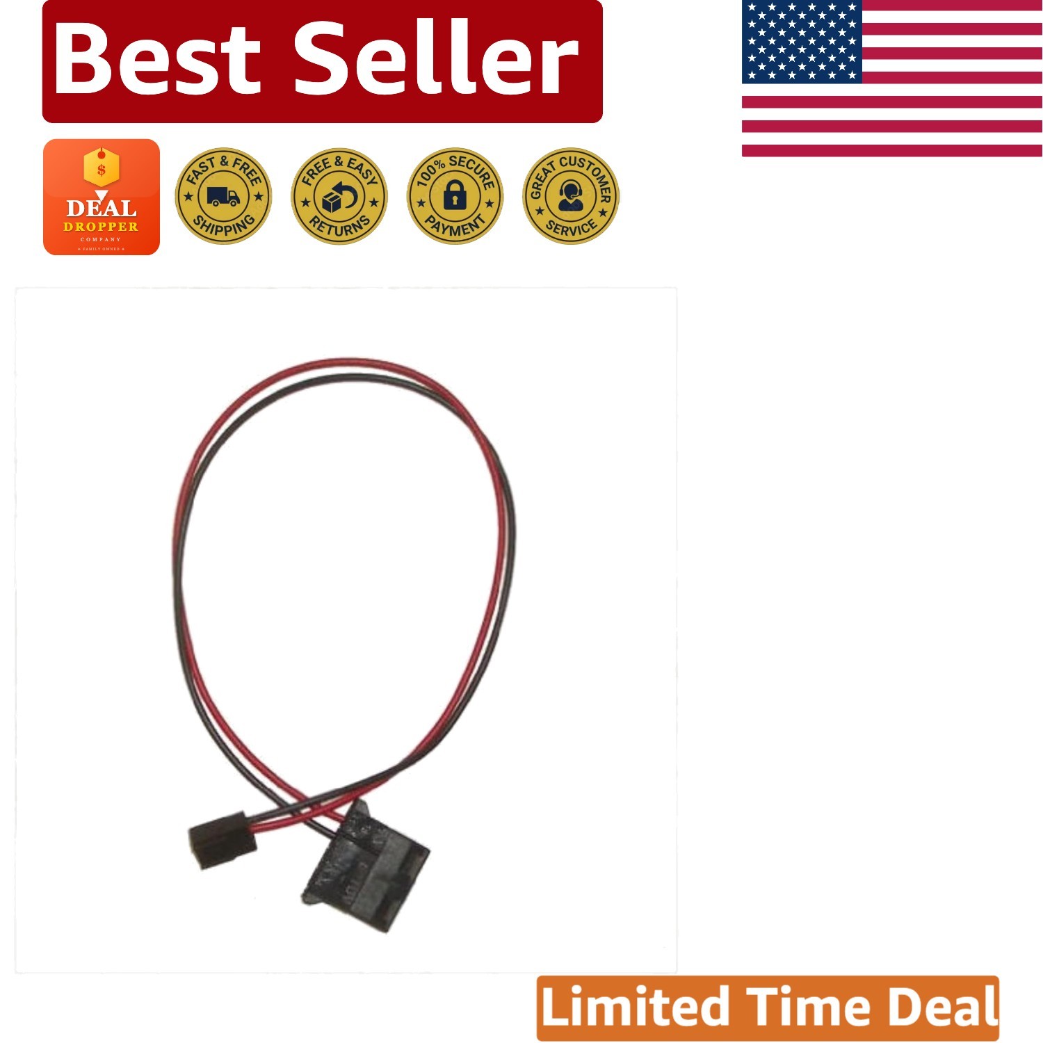 Affordable and Compact 3-Pin to 4-Pin Molex Connector for Fan Efficiency