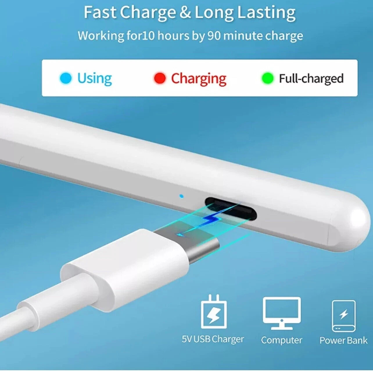 Universal Stylus Pen for Apple iPad/iPhone/Samsung /iOS&Android Phone & Tablets